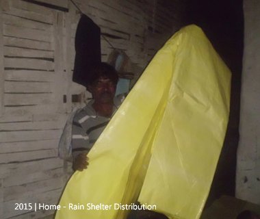 Rain Shelter Distribution